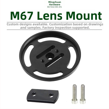 M67 носител за обектив за подводна фотография, алуминиев сплав, конверсионен пръстен за широкоъгълен обектив
