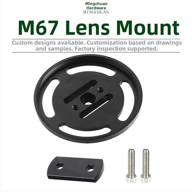 M67 носител за обектив за подводна фотография, алуминиев сплав, конверсионен пръстен за широкоъгълен обектив