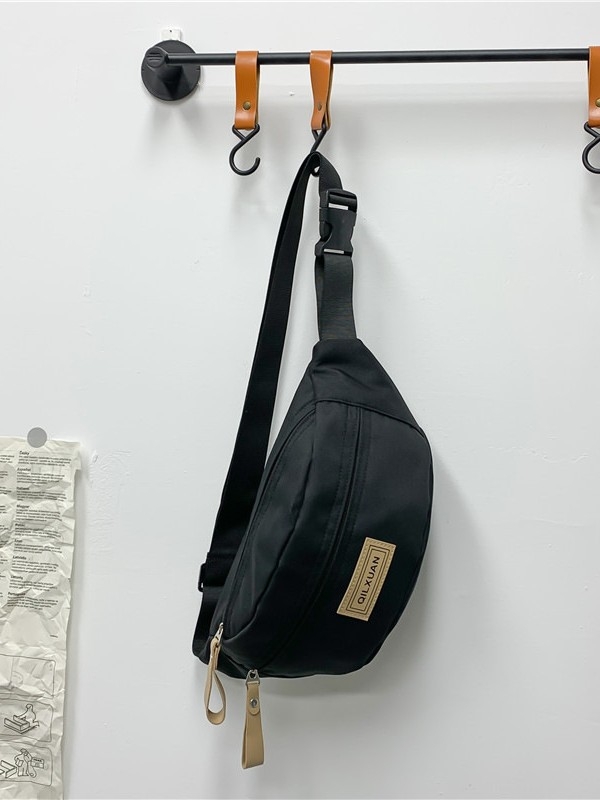 Crossbody torba s 3 džepa, Oxford tkanina, podstava od poliester, zatvarač