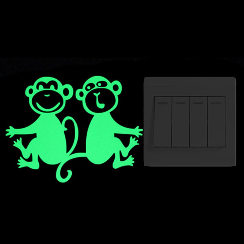 Δημιουργικά αυτοκόλλητα τοίχου με κινούμενα σχέδια που φωσφορίζουν στο σκοτάδι με νεράιδες, αστέρια και γάτες. Αυτοκόλλητα διακοσμητικά αυτοκόλλητα για παιδικά δωμάτια.