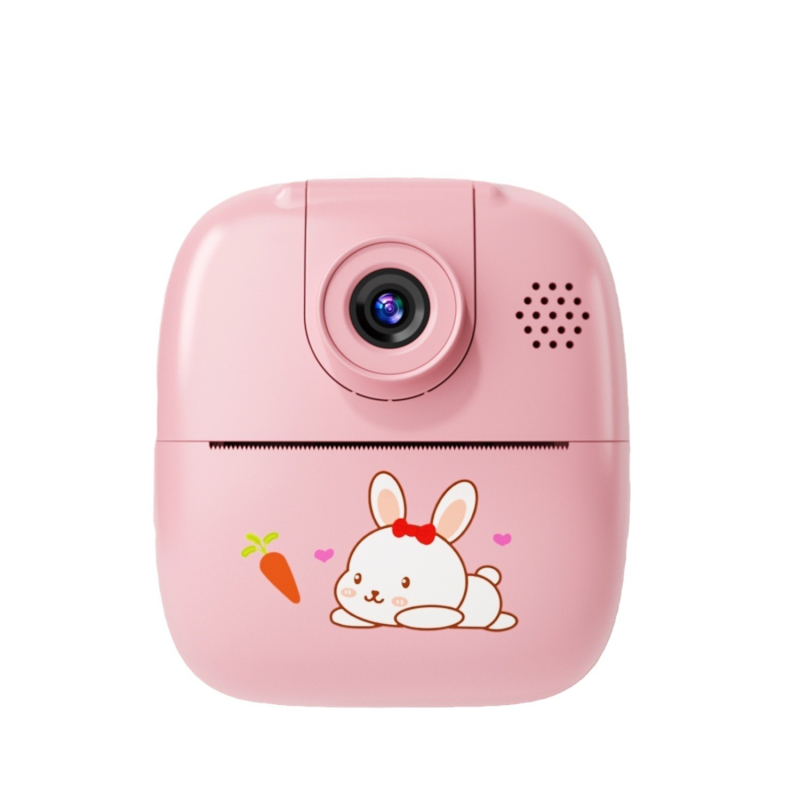 Gudra bērnu tūlītējās kameras ar termisko druku, USB savienojums, papīrs 57×25 mm, akumulators 1000 mAh