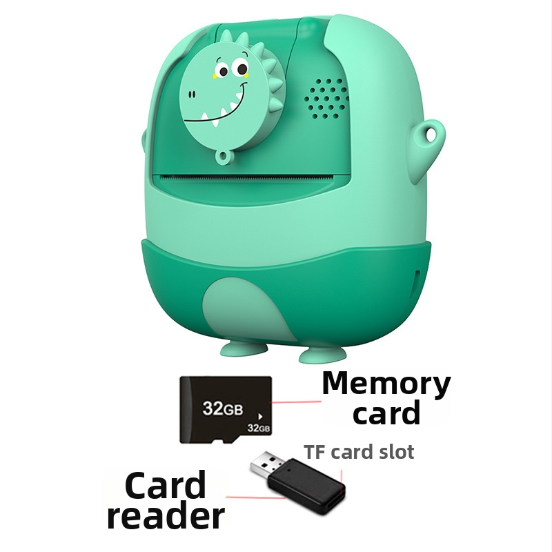 Gudra bērnu tūlītējās kameras ar termisko druku, USB savienojums, papīrs 57×25 mm, akumulators 1000 mAh