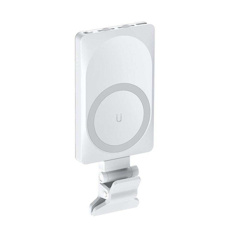 Lumină LED magnetică pentru iluminare de completare în videoconferințe mobile — CCT 2500K–9000K, CRI ≥95, până la 500 lux la 0.5 m, sub 10W, model CL-V22A, portabilă și de mână