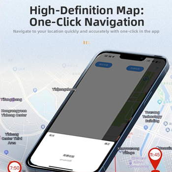 GPS sekiklis pakabukui – modelis 1202, 240mAh baterija, ABS+ plokštė, iOS suderinamas