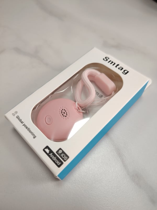 GPS nyomkövető medál – Modell 1202, 240mAh akkumulátor, ABS+ áramkör, iOS-kompatibilis