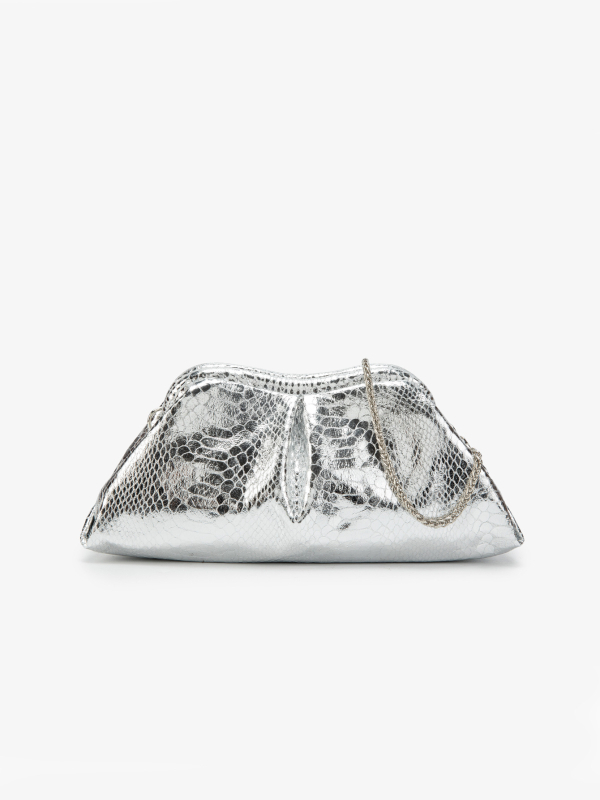 Torba za ramena sa uzorkom zmije, dumpling stil, PU materijal, podstava od poliester, magnetsko zatvaranje