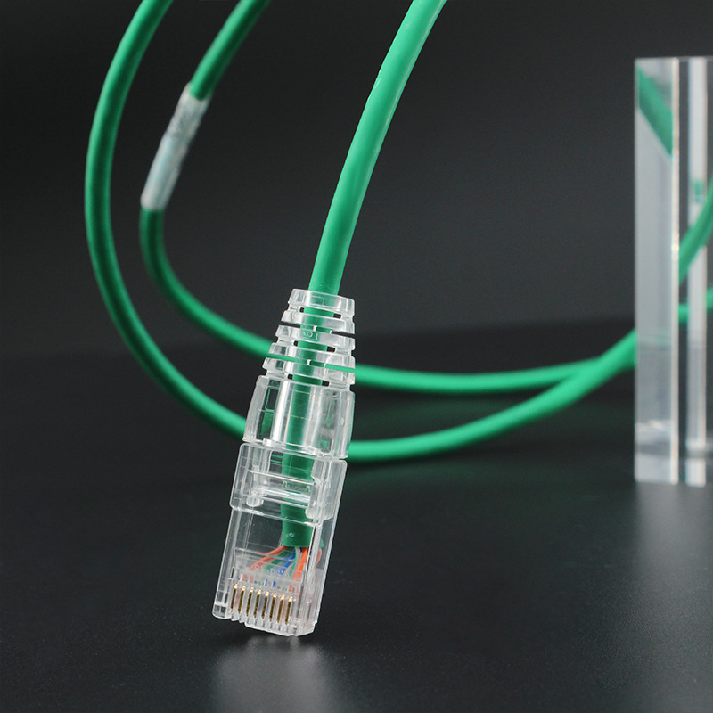 Cat6A безекраниран мрежов кабел, 8-жилен, RJ-45, вътрешен, до 10 Gbps