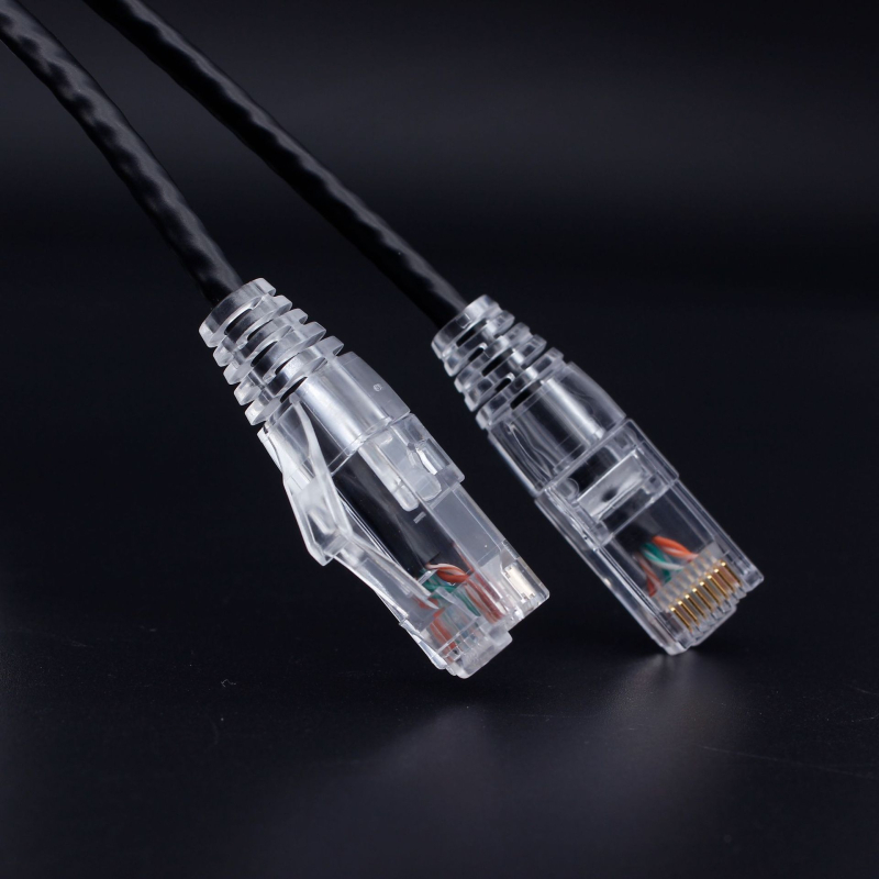 Cat6A безекраниран мрежов кабел, 8-жилен, RJ-45, вътрешен, до 10 Gbps