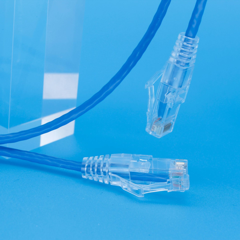 Cat6A безекраниран мрежов кабел, 8-жилен, RJ-45, вътрешен, до 10 Gbps