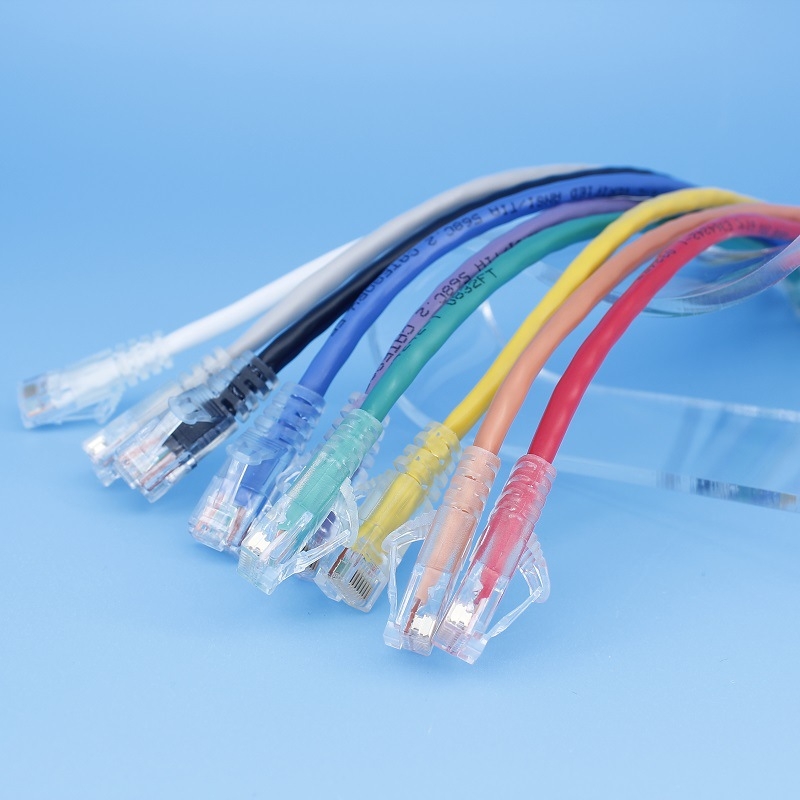 Cat6A безекраниран мрежов кабел, 8-жилен, RJ-45, вътрешен, до 10 Gbps