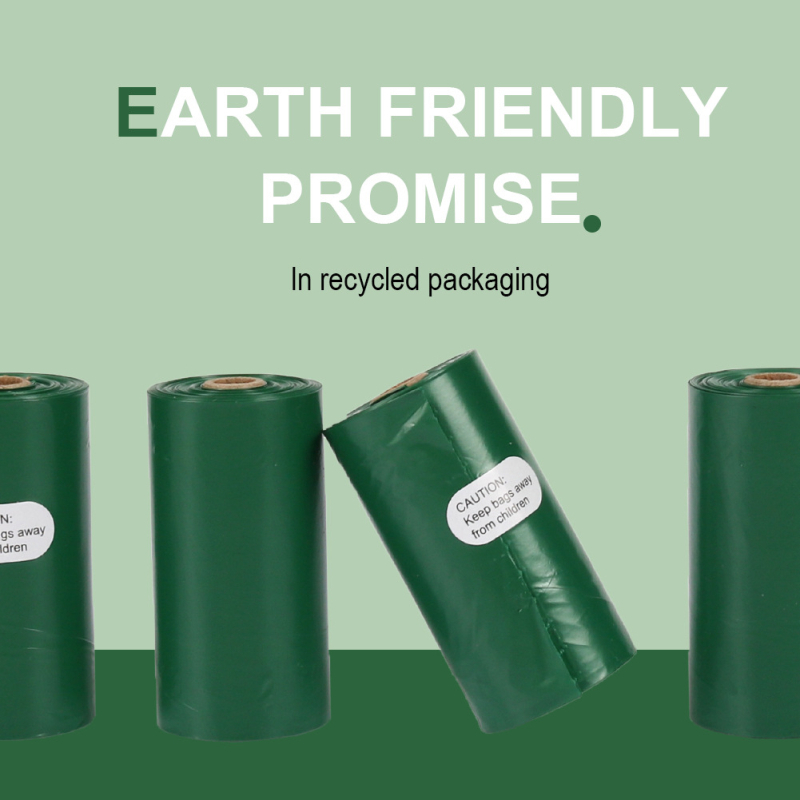 Macska- és kutyapisz-tasakok, tekercses kialakítás, HDPE+D2W, vastag