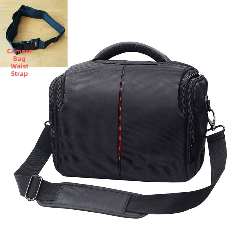Nailoninė fotoaparatų rankinė be veidrodžio ir DSLR – peties krepšys, atsparus dėvėjimui ir smūgiams, vidinis pamušalas iš poliesterio ir medvilnės