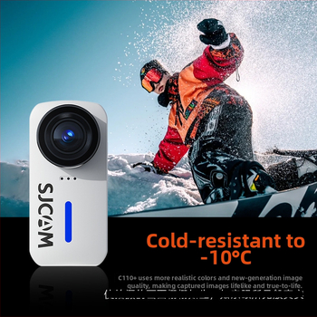 SJCAM Quick Shadow C110 FPV akčná kamera na motocykl - 4K, 20MP senzor, anti-shake stabilizácia, microSD až 128GB, vodeodolný kryt súčasťou