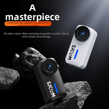 SJCAM Quick Shadow C110 FPV akčná kamera na motocykl - 4K, 20MP senzor, anti-shake stabilizácia, microSD až 128GB, vodeodolný kryt súčasťou