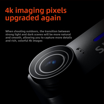 SJCAM Quick Shadow C110 FPV akčná kamera na motocykl - 4K, 20MP senzor, anti-shake stabilizácia, microSD až 128GB, vodeodolný kryt súčasťou