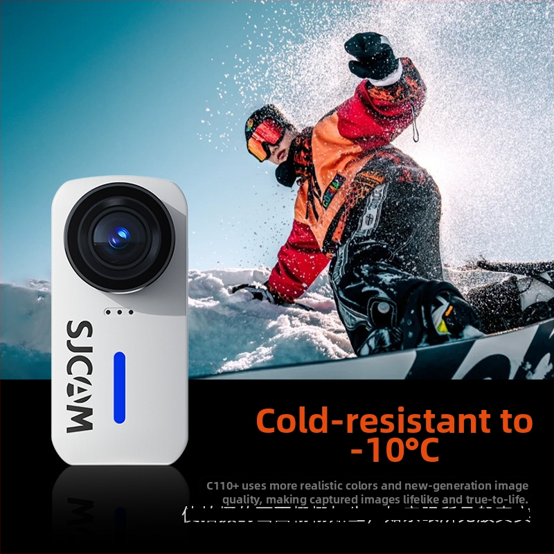 SJCAM Quick Shadow C110 FPV akčná kamera na motocykl - 4K, 20MP senzor, anti-shake stabilizácia, microSD až 128GB, vodeodolný kryt súčasťou