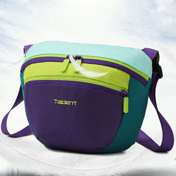 Prsna torba - gradska jednostavnost, najlon, zatvarač, unutarnji džep