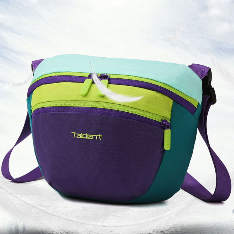 Prsna torba - gradska jednostavnost, najlon, zatvarač, unutarnji džep