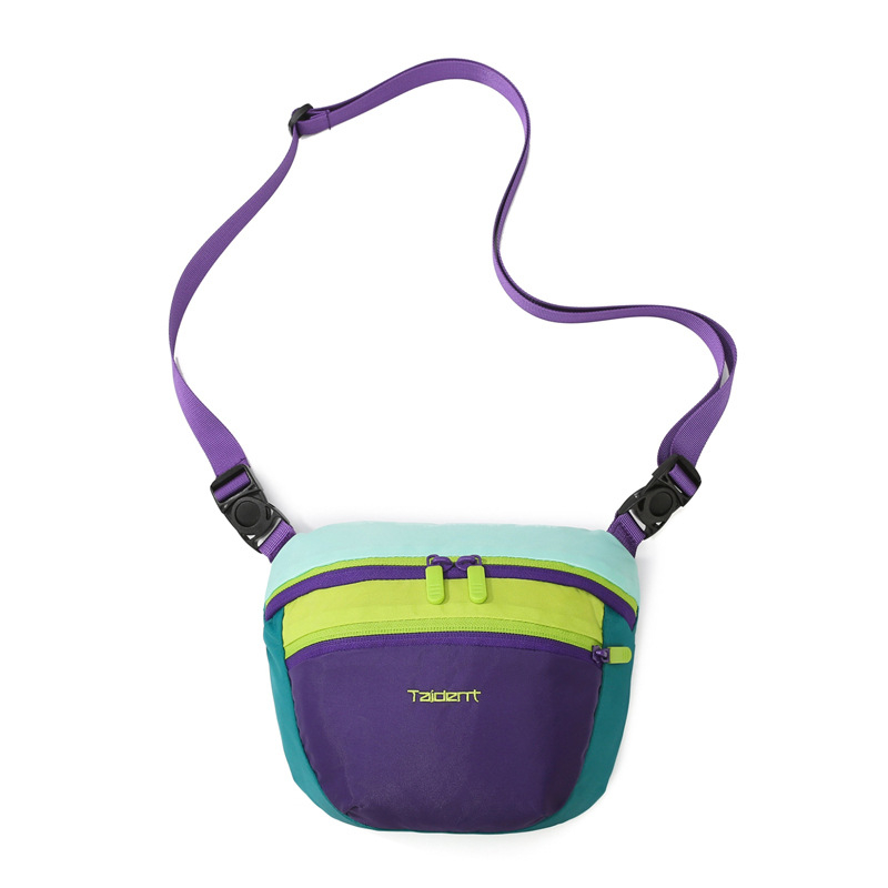 Prsna torba - gradska jednostavnost, najlon, zatvarač, unutarnji džep