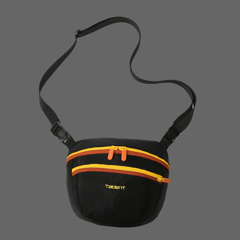 Prsna torba - gradska jednostavnost, najlon, zatvarač, unutarnji džep