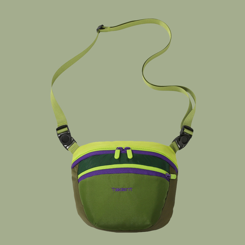 Prsna torba - gradska jednostavnost, najlon, zatvarač, unutarnji džep