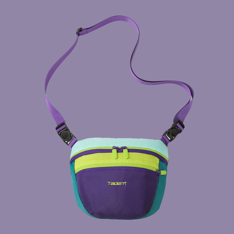 Prsna torba - gradska jednostavnost, najlon, zatvarač, unutarnji džep