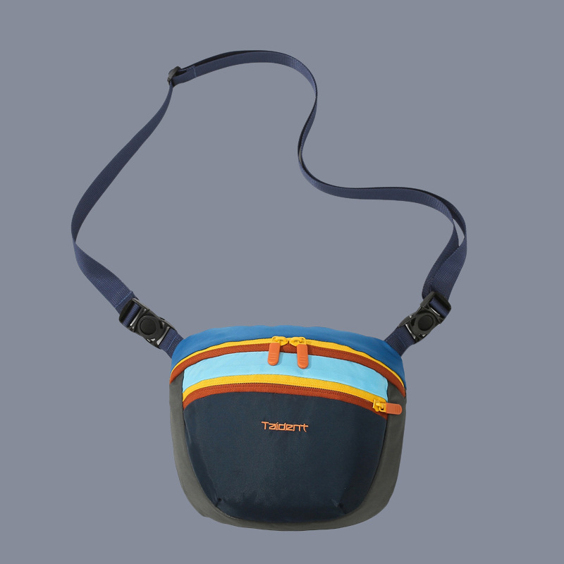 Prsna torba - gradska jednostavnost, najlon, zatvarač, unutarnji džep