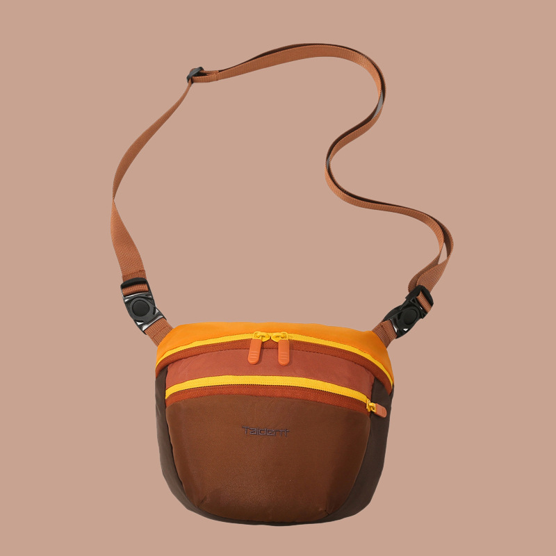 Prsna torba - gradska jednostavnost, najlon, zatvarač, unutarnji džep