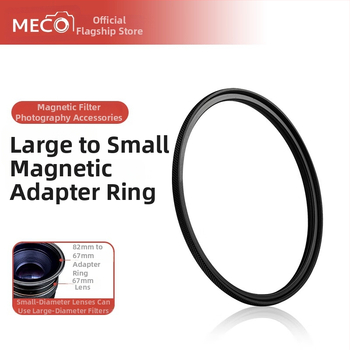 Mecoright magnetinis objektyvo dangtelis su filtro adapteriu, suderinamas su DSLR ir be veidrodinių kamerų