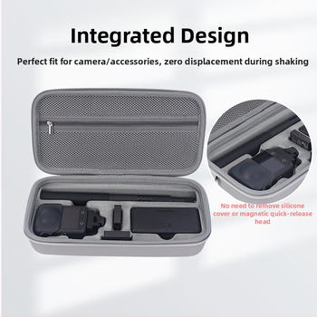 Carcasă rigidă impermeabilă de depozitare pentru Insta360 Go 3 — material EVA+PU+ Jiaji, prelucrare prin presare la cald + cusut + imprimare, model YT24101, branding personalizat la cerere