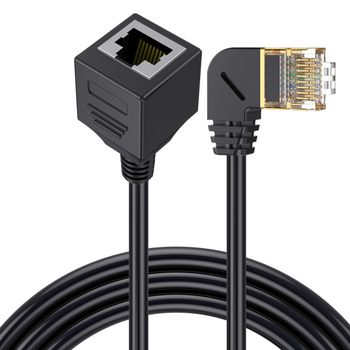 ERE YR-CAT8-MF-01 Cat8 RJ45 produžni kabel s 90° spojnicama, muški i ženski, 10 Gbps