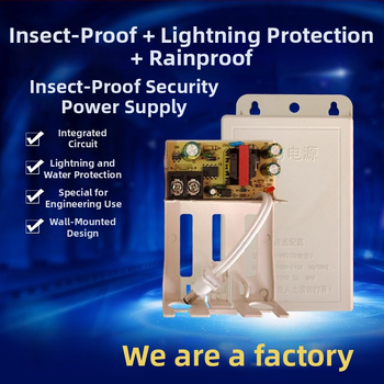 Kültéri CCTV táptranszformátor 12V 2A