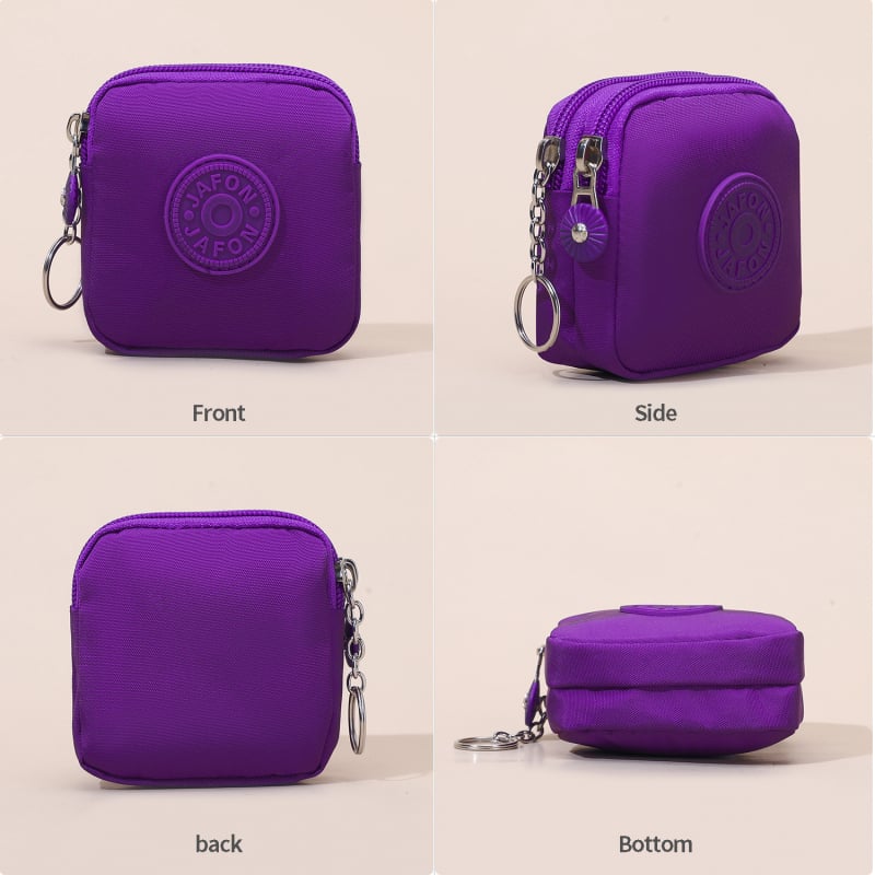 Novčanik za novčiće, najlon, minimalistički luksuz, vodootporan, unisex, JAFON