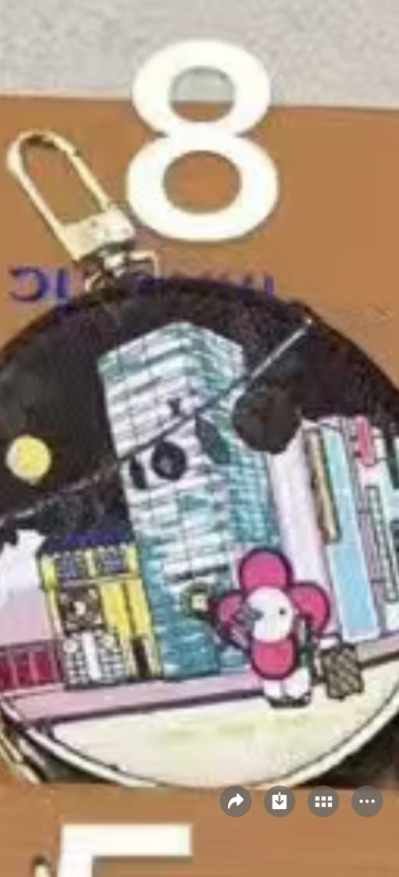 Монетник с животински принт, PU материал, градски минимализъм, унисекс