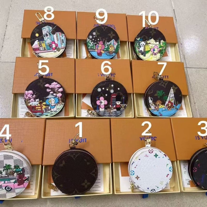 Монетник с животински принт, PU материал, градски минимализъм, унисекс