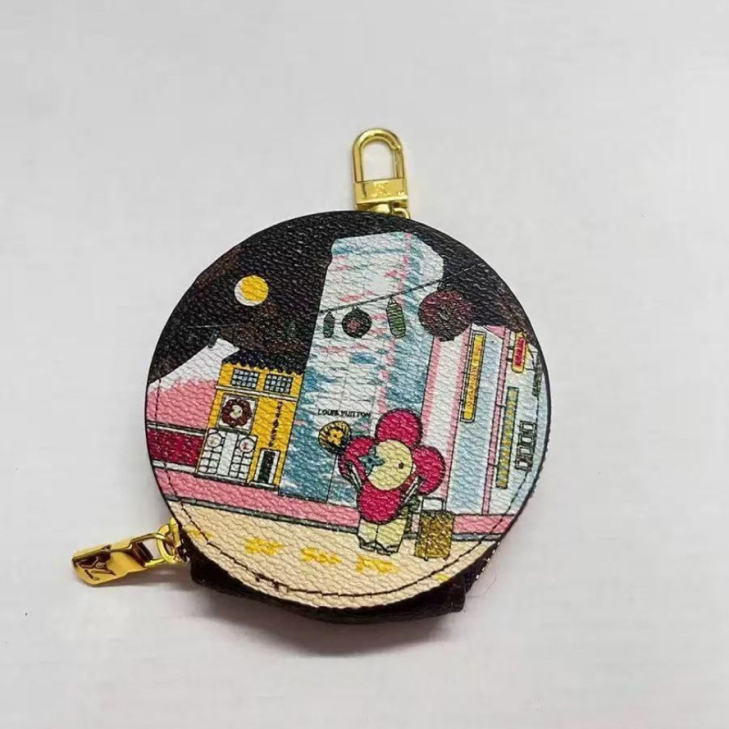 Монетник с животински принт, PU материал, градски минимализъм, унисекс