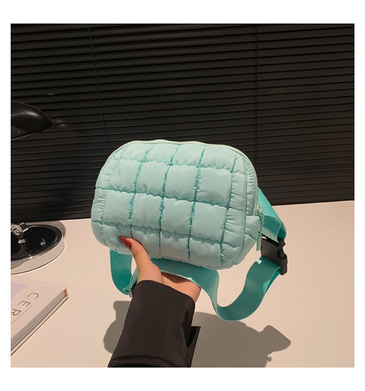 Najlon torbica za struk sa zatvaračem, mekana podstava od poliestera, džep za mobitel, svakodnevna sportska crossbody torba