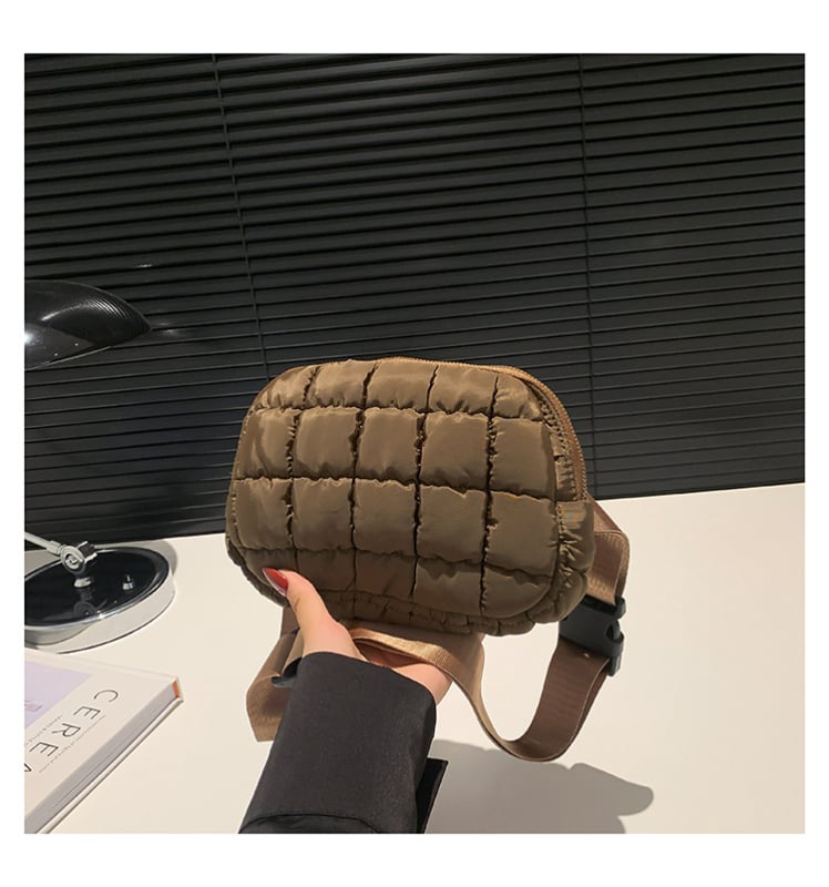 Najlon torbica za struk sa zatvaračem, mekana podstava od poliestera, džep za mobitel, svakodnevna sportska crossbody torba