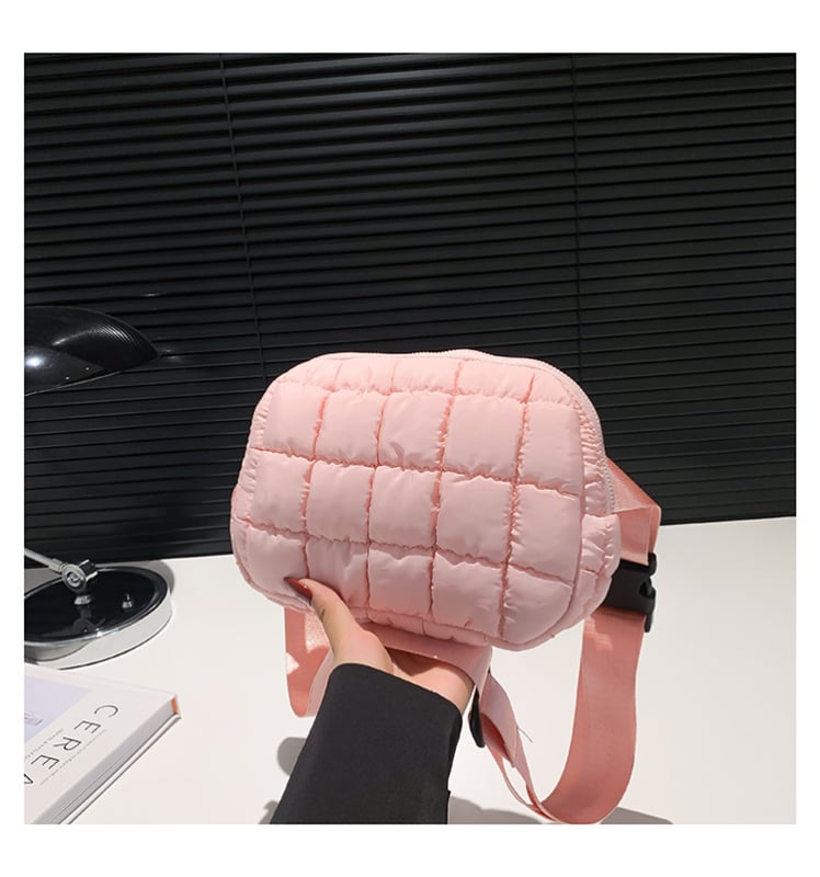 Najlon torbica za struk sa zatvaračem, mekana podstava od poliestera, džep za mobitel, svakodnevna sportska crossbody torba