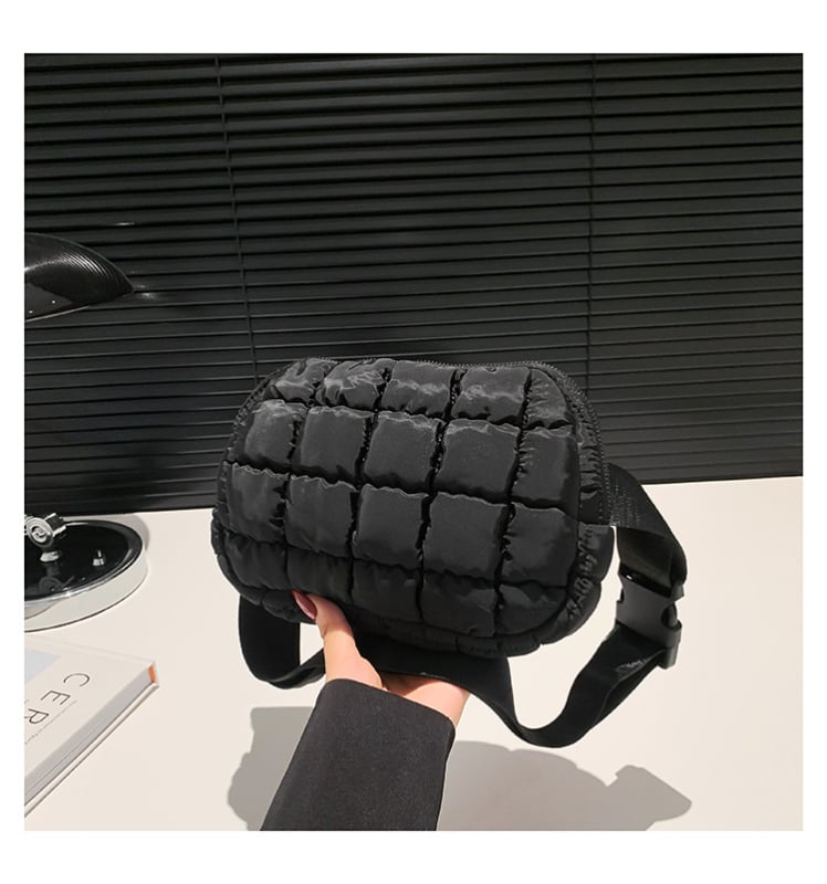 Najlon torbica za struk sa zatvaračem, mekana podstava od poliestera, džep za mobitel, svakodnevna sportska crossbody torba