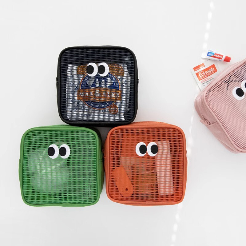 Kockasti organizator za putovanje od najlona i mrežice za kozmetiku i higijenske potrepštine, višestruko korištenje | Model 1007-HZB | Brand weekeight