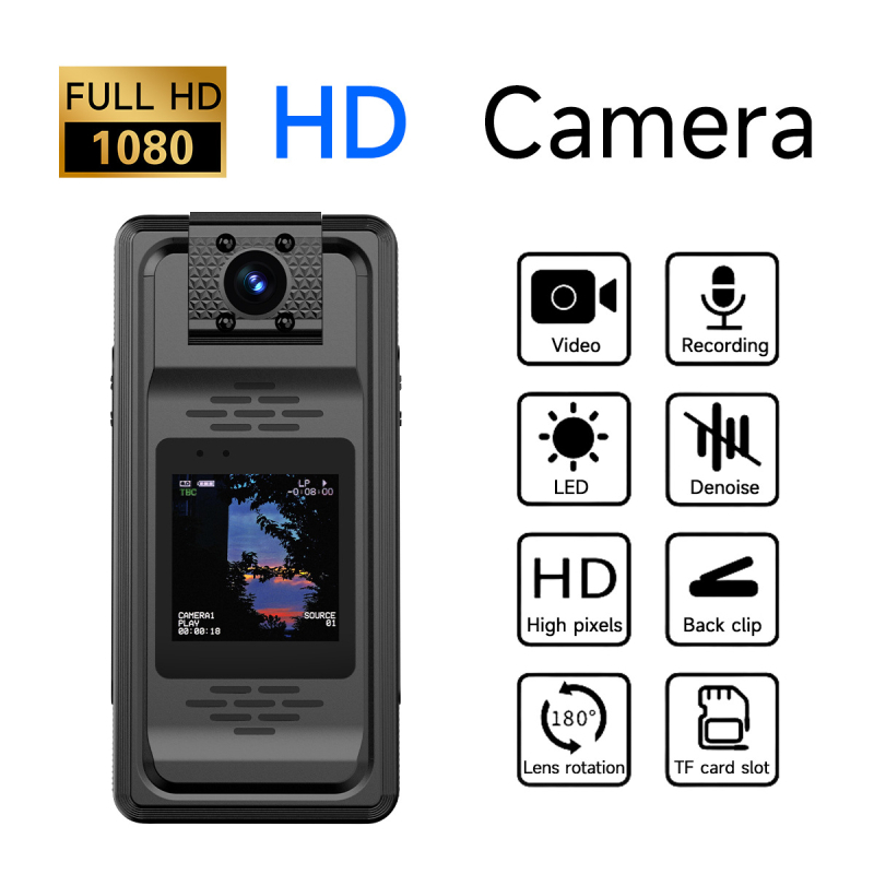 VD6 Action sports camera – 1.3-inch LCD, αποθήκευση σε κάρτα μνήμης, ABS σώμα, διάρκεια μπαταρίας 10