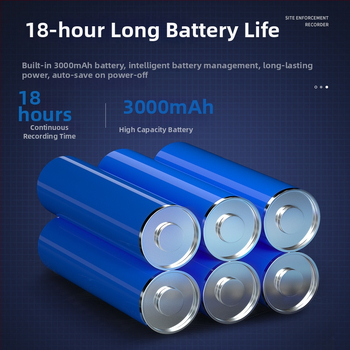 Cameră corporală purtabilă pentru aplicarea legii, cu viziune nocturnă, zoom optic 10x, senzor CCD, obiectiv interschimbabil