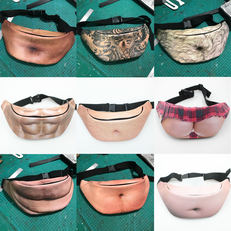 Vodootporna sportska torbica za pojas s kopčom – Unisex, za vanjske aktivnosti, plastična kopča