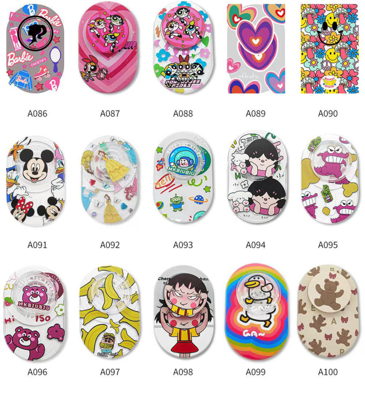 Snap-on MagSafe cartoon πλαστικό στήριγμα τηλεφώνου για Apple, επιτραπεζια χρήση