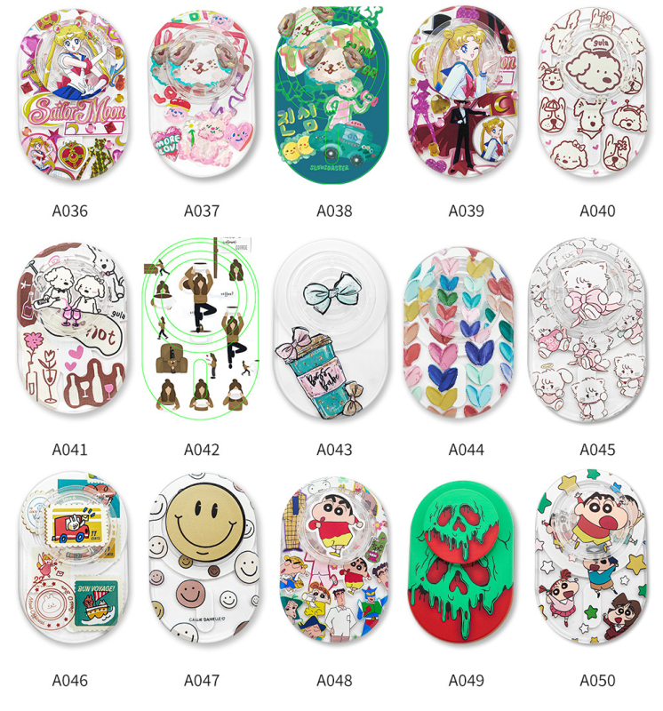 Snap-on MagSafe cartoon πλαστικό στήριγμα τηλεφώνου για Apple, επιτραπεζια χρήση