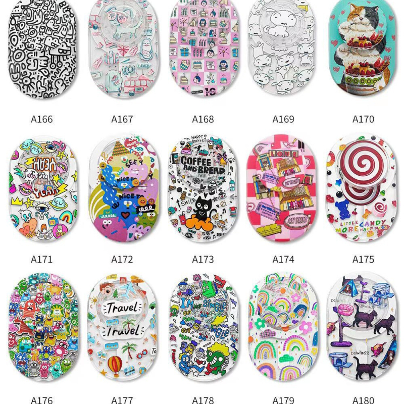 Snap-on MagSafe cartoon πλαστικό στήριγμα τηλεφώνου για Apple, επιτραπεζια χρήση