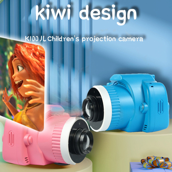 PALITO Laste projektsioonikaamera – 48 MP, TF mälu, sisseehitatud mini projektor, 5-tunnine aku tööiga