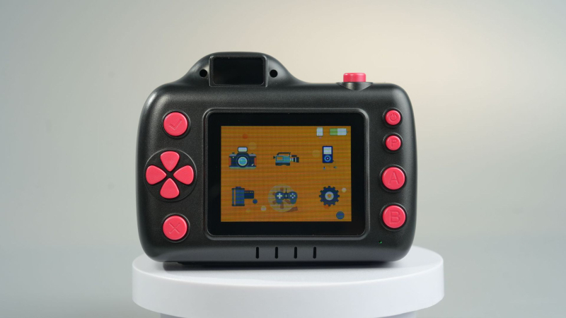 PALITO Laste projektsioonikaamera – 48 MP, TF mälu, sisseehitatud mini projektor, 5-tunnine aku tööiga