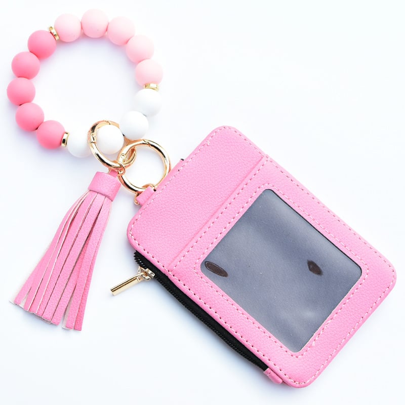 Дамски мултифункционален портфейл за монети и карти, Gu Zi, PU кожа, геометричен модел, стил уличен тренд